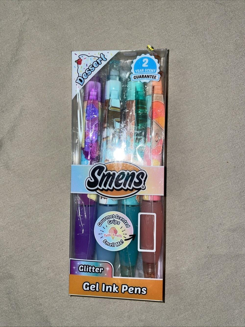 Smens Dessert Glitter Gel Ink Pens 4 Pack